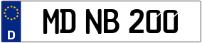 Truck License Plate
